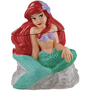 Little Mermaid Ariel on Rock Cookie Jar